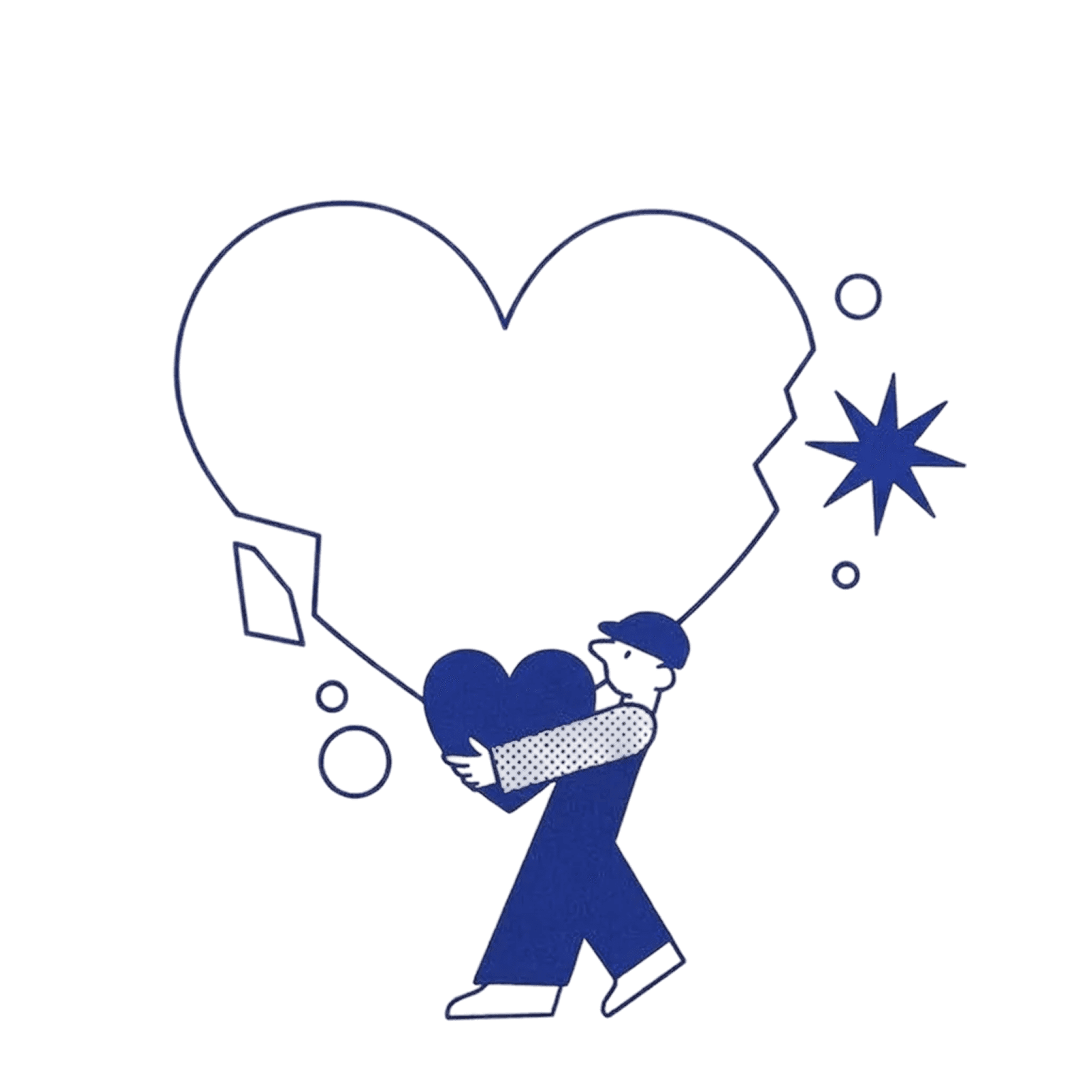 Illustration comparing going viral versus building trust through content